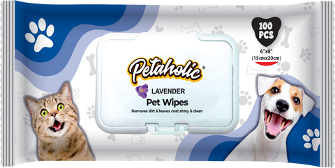 PET WIPES (LAVENDER)